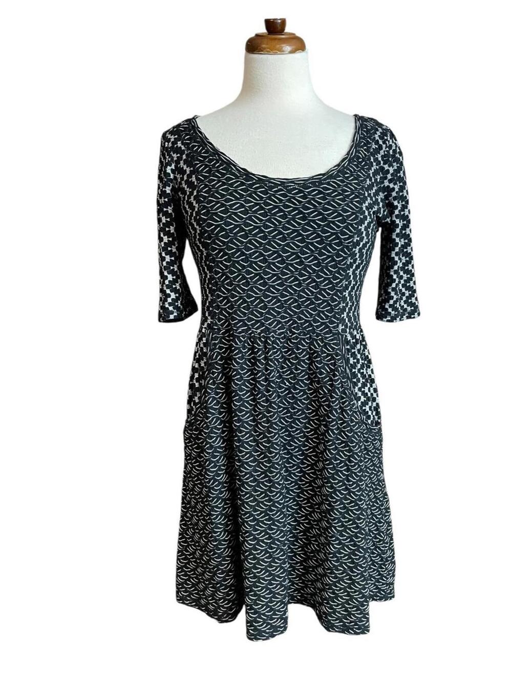Anthropologie Saturday Sunday Chevron Panel Dress Medium